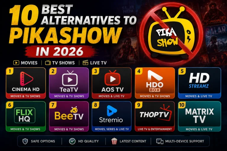 Best Alternatives to Pikashow in 2026