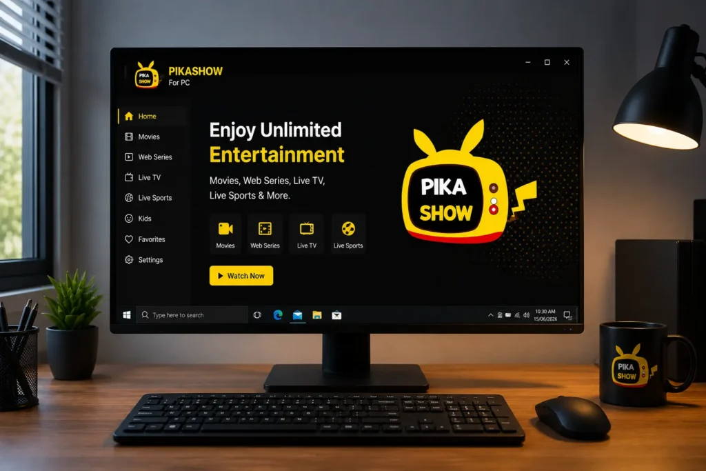 Pikashow for PC — Watch Free Movies & Live TV on Windows & Mac (2026) 1 PikaShow for PC